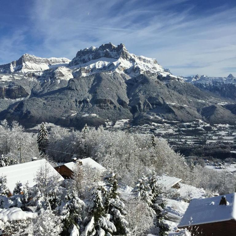 La Joubarbe Au Balcon Du Mont-Blanc Villa Sallanches Eksteriør billede