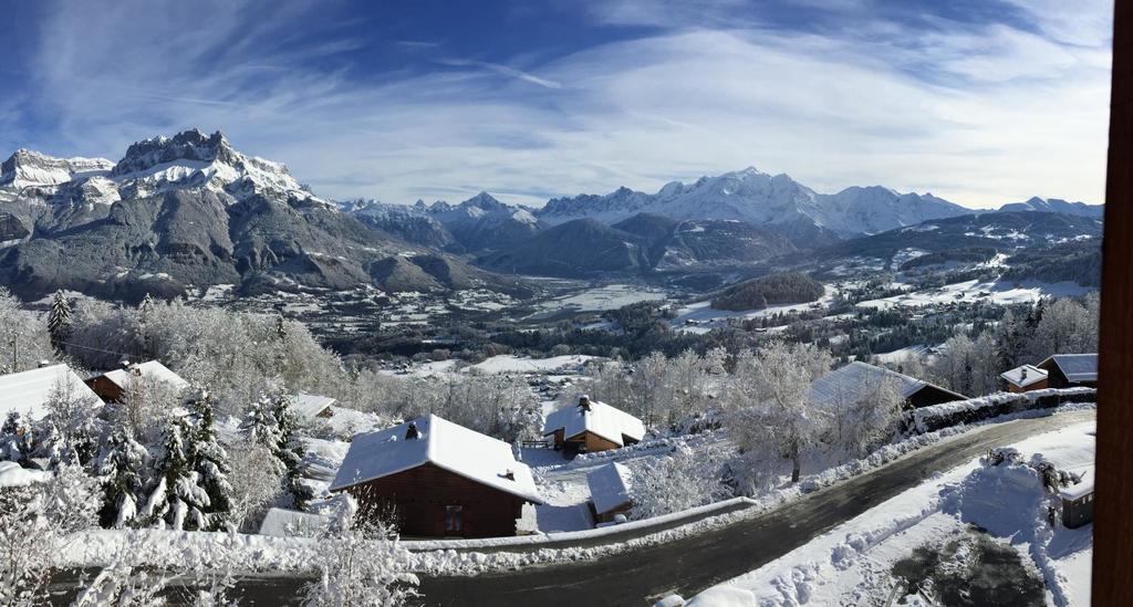 La Joubarbe Au Balcon Du Mont-Blanc Villa Sallanches Eksteriør billede