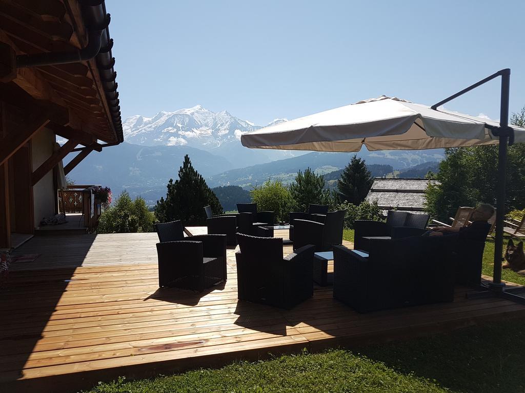 La Joubarbe Au Balcon Du Mont-Blanc Villa Sallanches Eksteriør billede