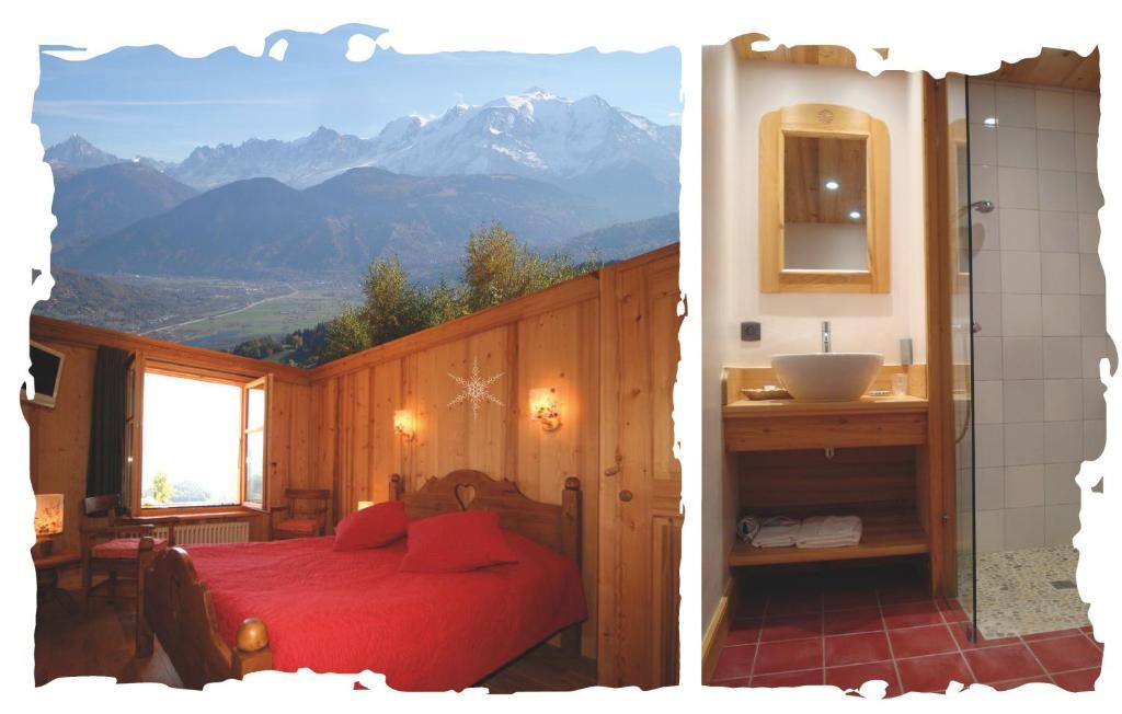 La Joubarbe Au Balcon Du Mont-Blanc Villa Sallanches Værelse billede